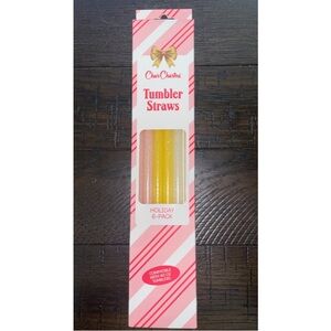 Gold Tumbler Straws - Holiday 6-Pack